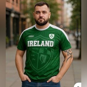 Lansdowne Republic Of Ireland Green Rugby Jersey Mens Size Medium St. Patrick’s